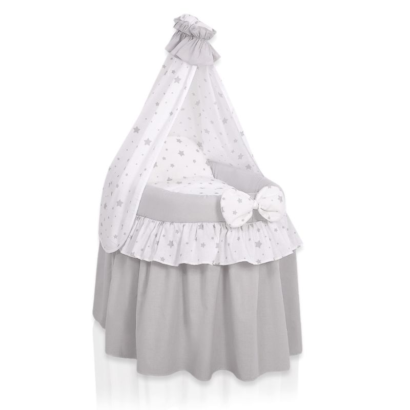 Moisés de Mimbre My Sweet Baby con Drape Laura Grey