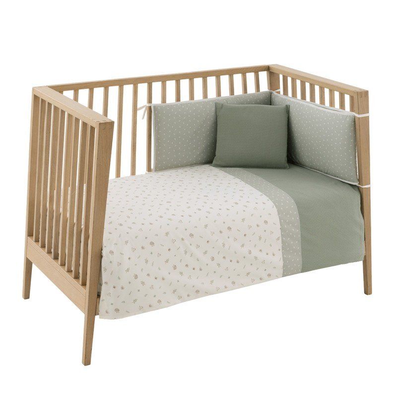 Jgo 2 Pcs.f.nordica Cuna 60 Calma Verde 100x140x3 Cm - Cambrass