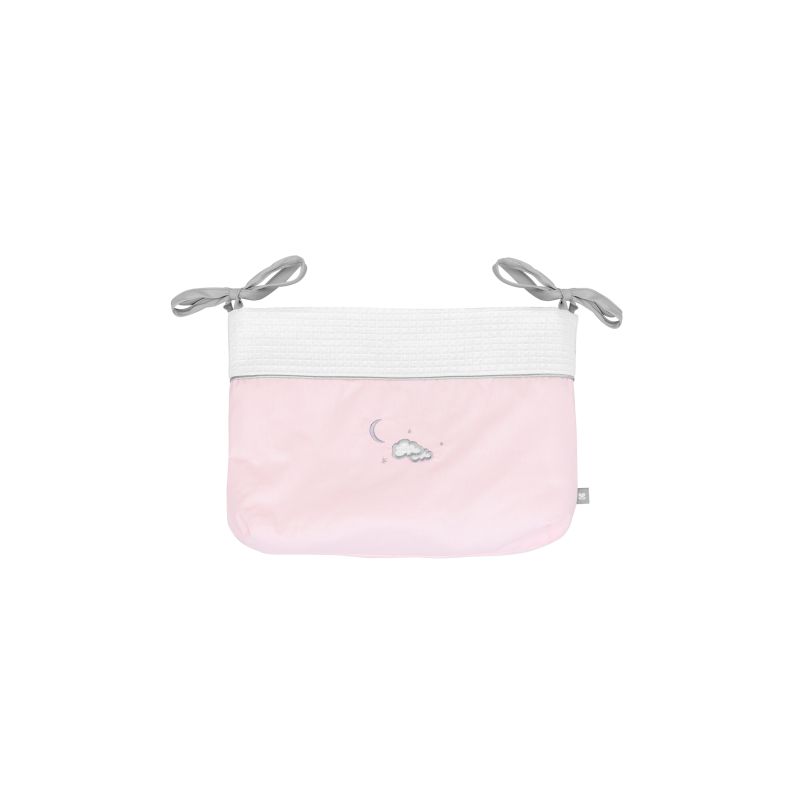 Cesta de pañales con lazos Dream Big Rosa Kikkaboo
