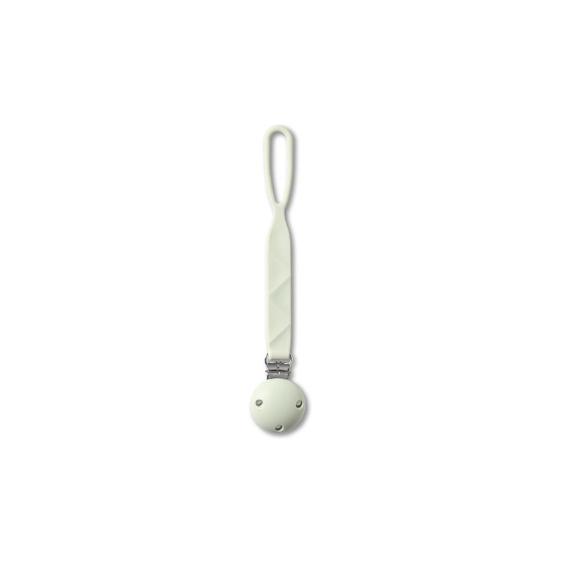 Sujeta Chupete de Silicona Verde Babyono - Práctico y Seguro