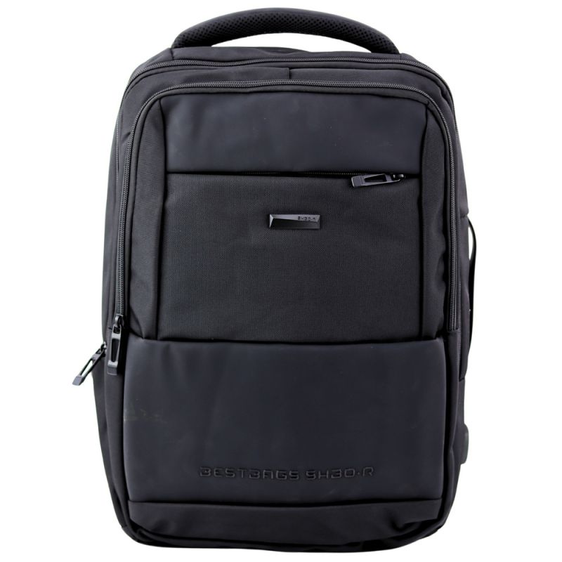 Mochila de Negocios Urbana con USB Negra 26L 45cm