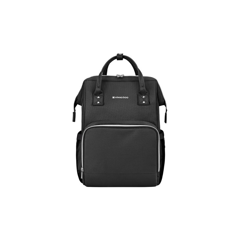 Bolsa de mamá Kikkaboo Siena Negro & Plata 2025