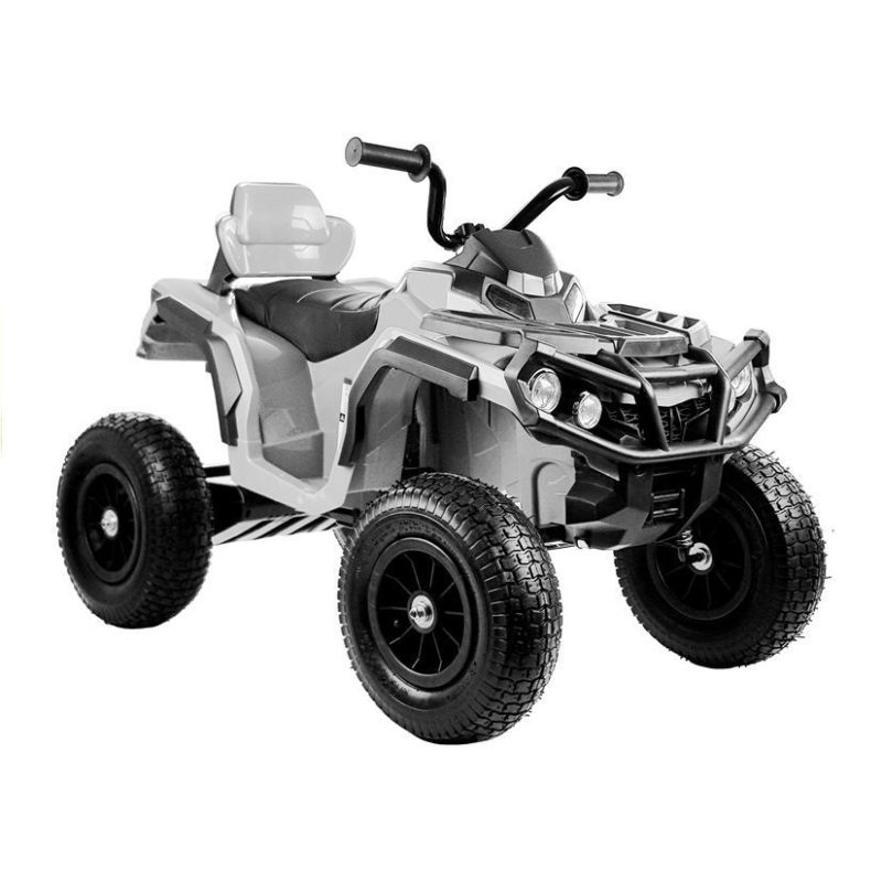 Vehículo eléctrico Quad BDM0906 con ruedas Pumped - Blanco