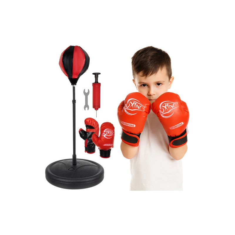 Set de Boxeo Infantil Iso Trade: Saco, Guantes y Bomba