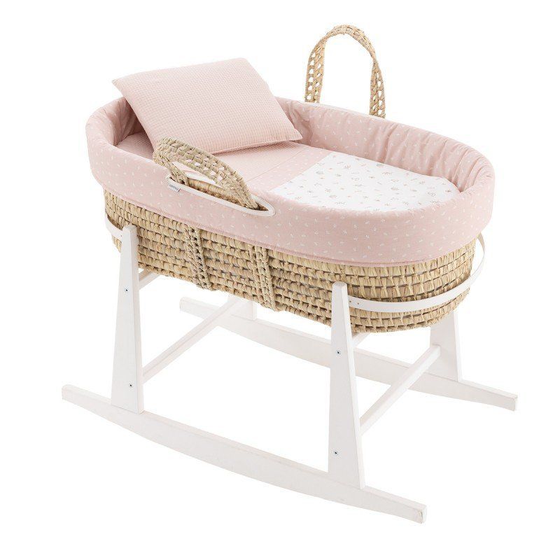 Moises Palma Acolch+pata M.bco Calma Rosa/bco 39x80x61 Cm - Cambrass