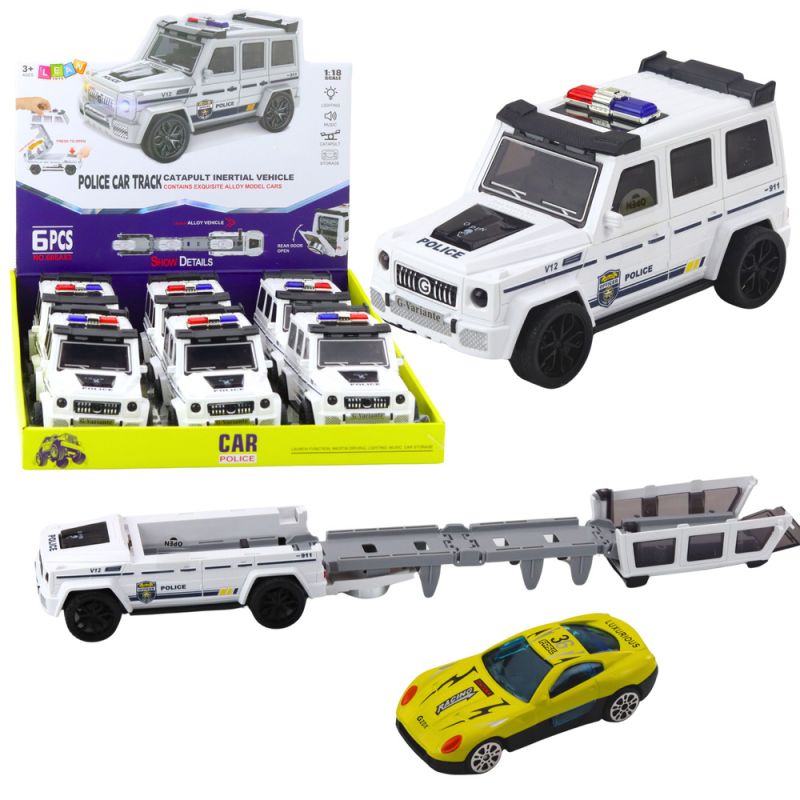Coche Off-Road de Policía con Tracción, Luces y Sonidos