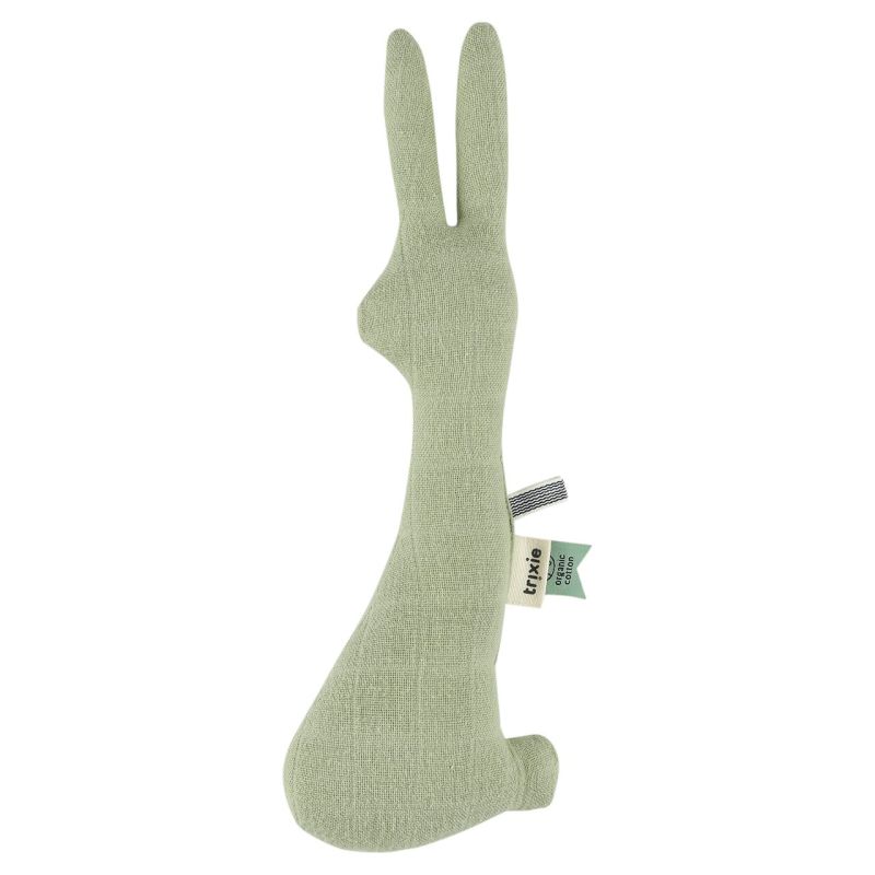 Sonajero Conejo Bliss Sage Trixie - 100% Algodón Orgánico