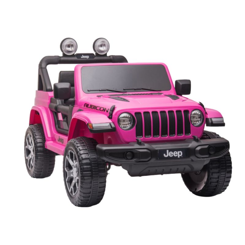 Jeep Wrangler Rubicon Eléctrico DK-JWR555 Rosa