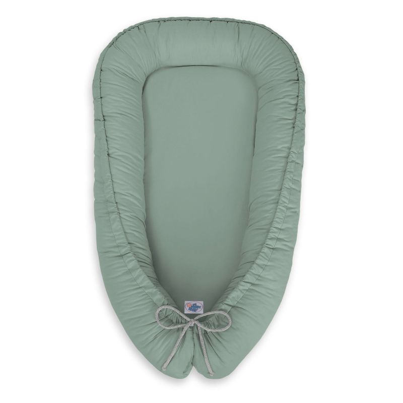 Baby Nest Double-sided Premium Cocoon For Infants My Sweet Baby- Pastel Green