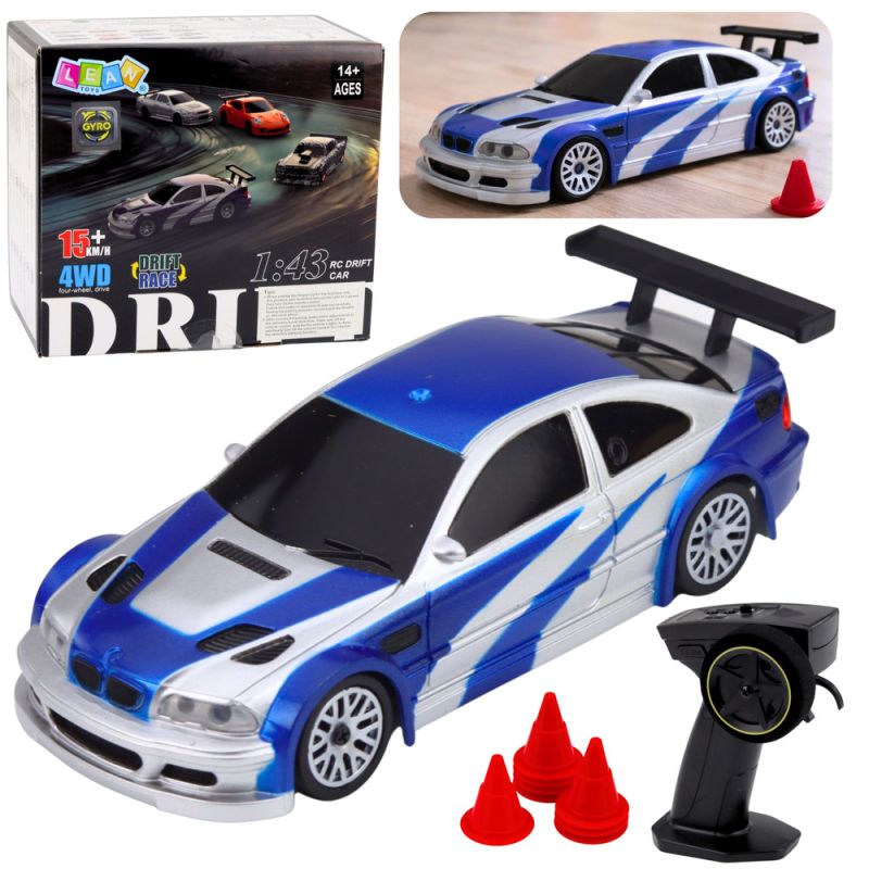 Coche de Drift RC E46 Control Remoto 1:43 15 km/h