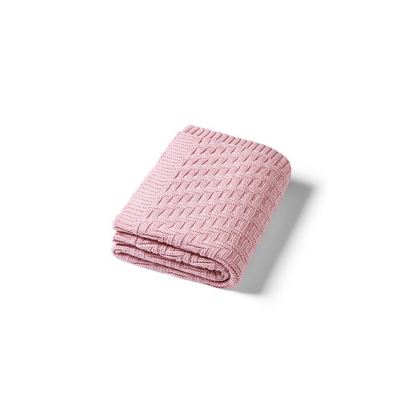 Manta de Algodón Orgánico Rosa Babyono para Bebés