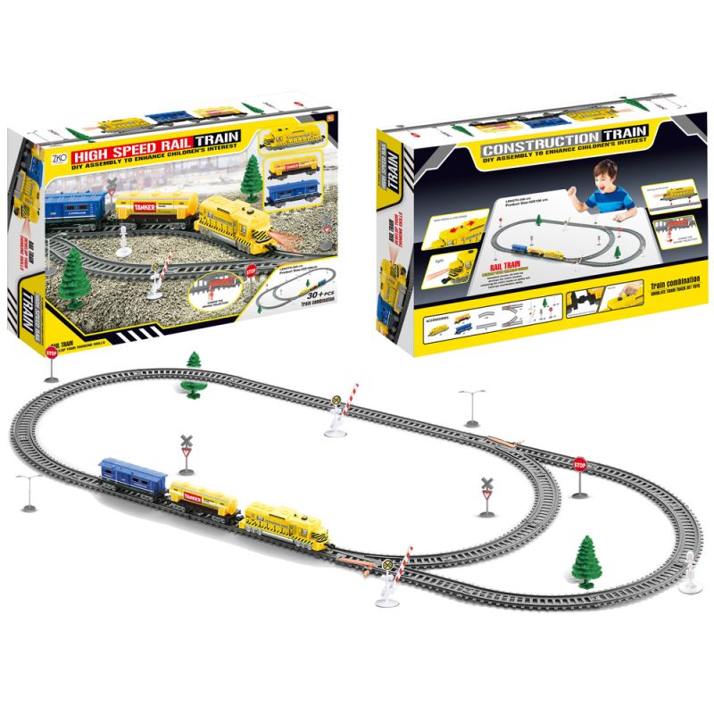 Tren Eléctrico y Vías para Amantes de los Trenes