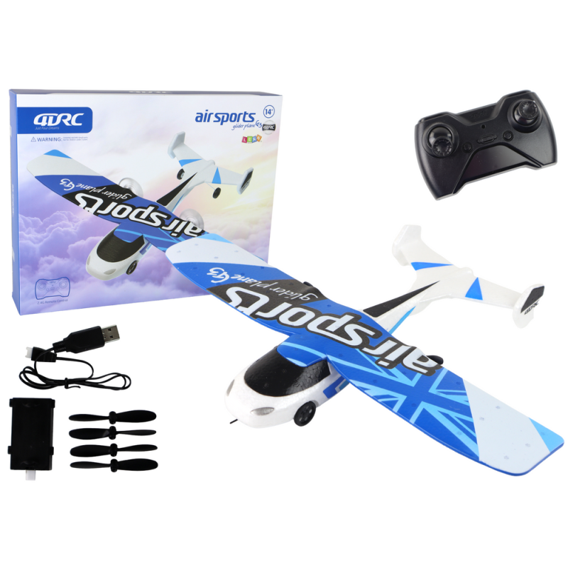Avión R/C 4D-G3 con Luces Blancas y Azules