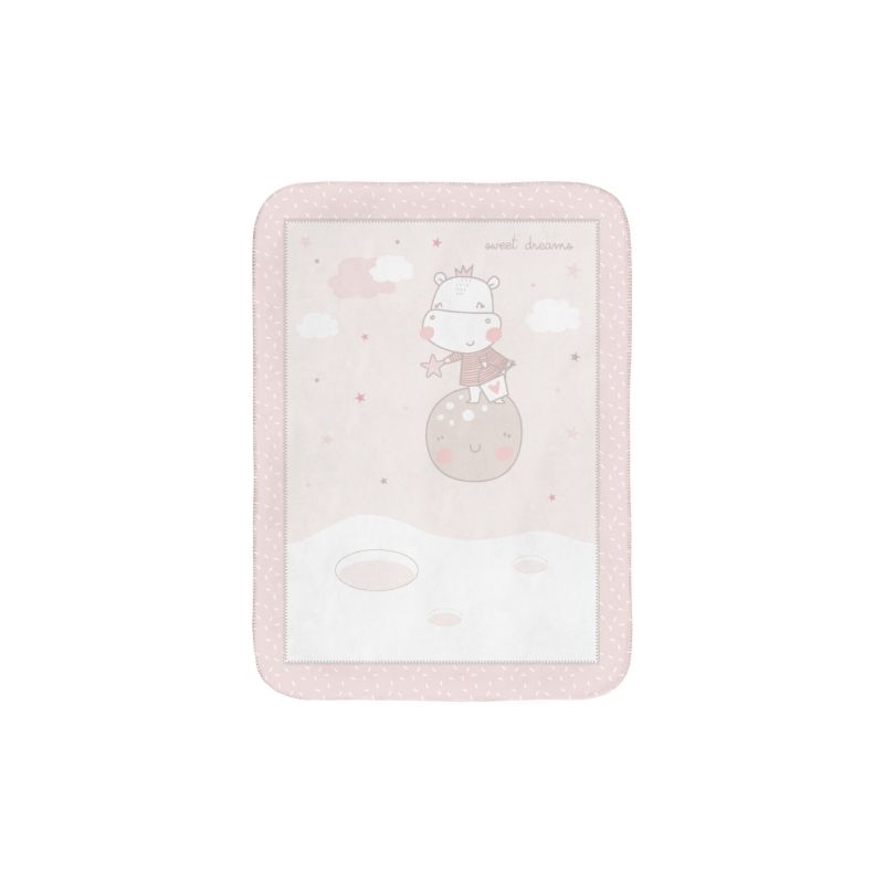 Manta de bebé super suave Kikkaboo Hippo Dreams 80/110 cm