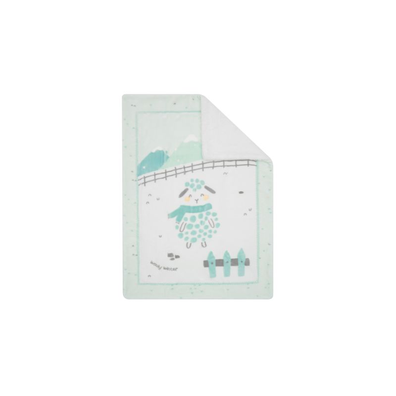 Manta de sherpa supersuave para bebé Kikkaboo 80/110 cm