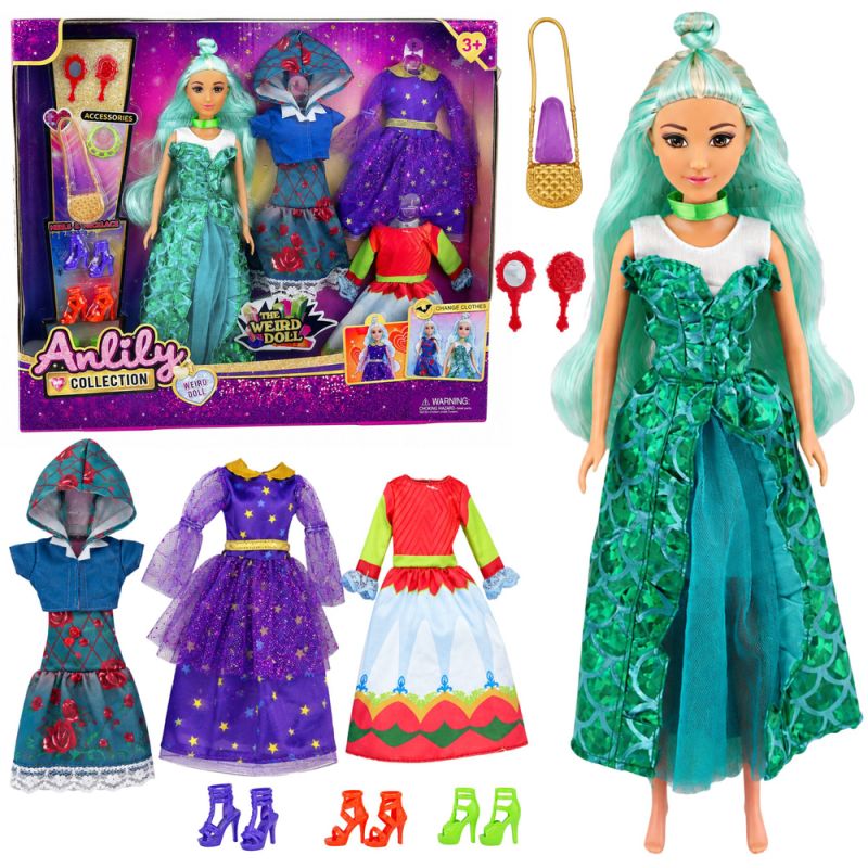 Muñeca Anlily con Vestidos Fantasía y Accesorios