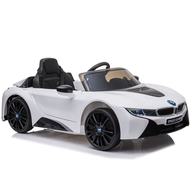 Coche de Batería BMW I8 Coupe Blanco Lean cars para Niños