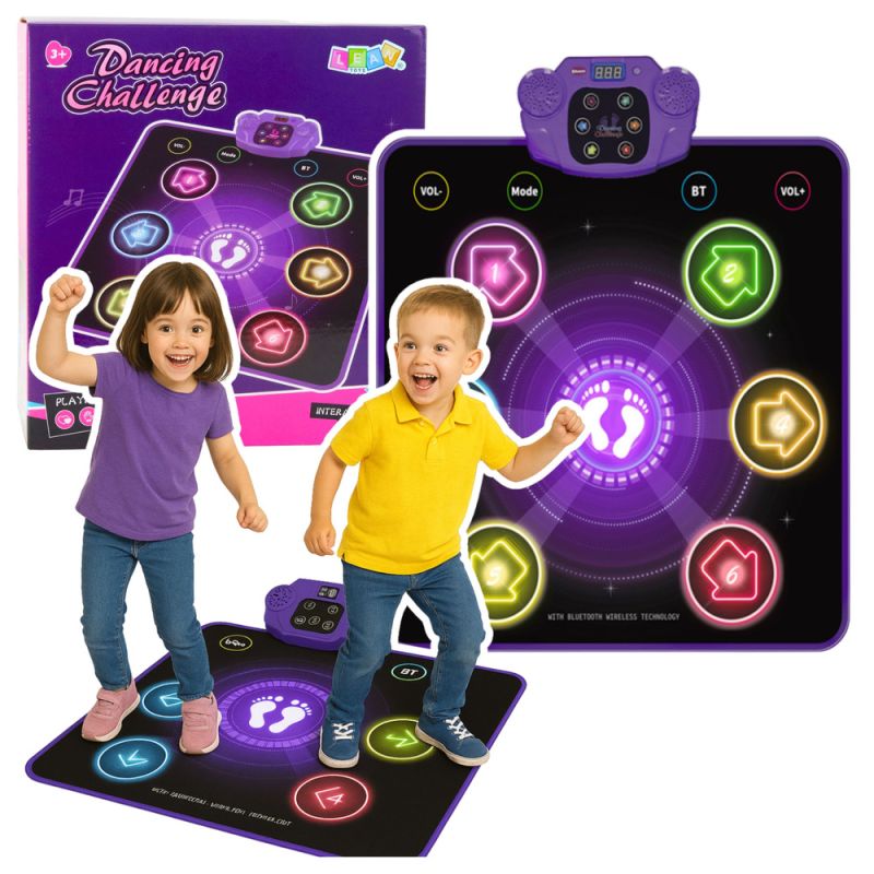 Alfombra de Baile Infantil Interactiva con Bluetooth