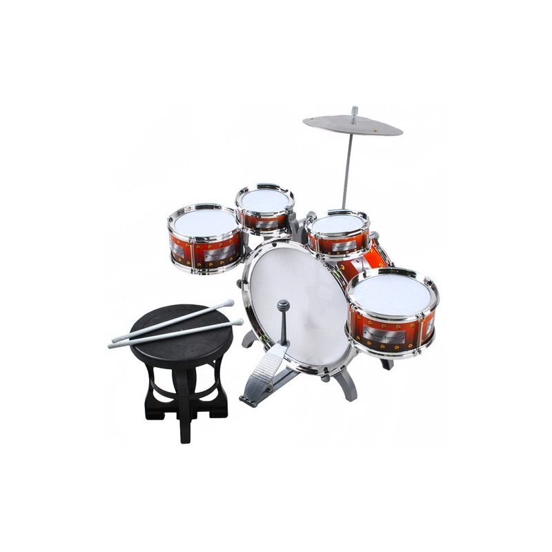 Set de Batería Infantil XL con 5 Tambores Kruzzel