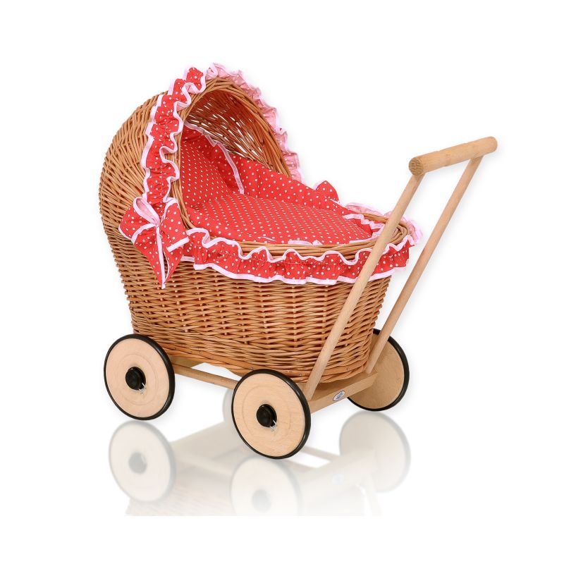 Carrito de Muñecas My Sweet Baby Chiara - Mimbre Natural