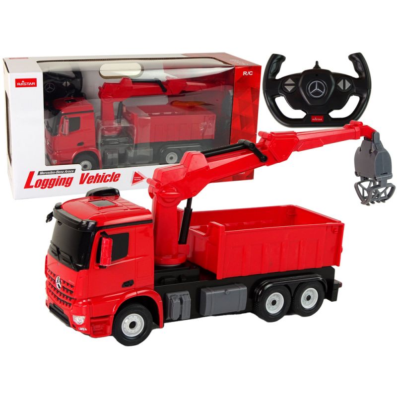 Camión Grapple Rojo Mercedes Rastar
