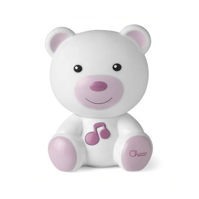 Luz de Noche Oso Rosa Chicco toys - Amigo luminoso para bebés