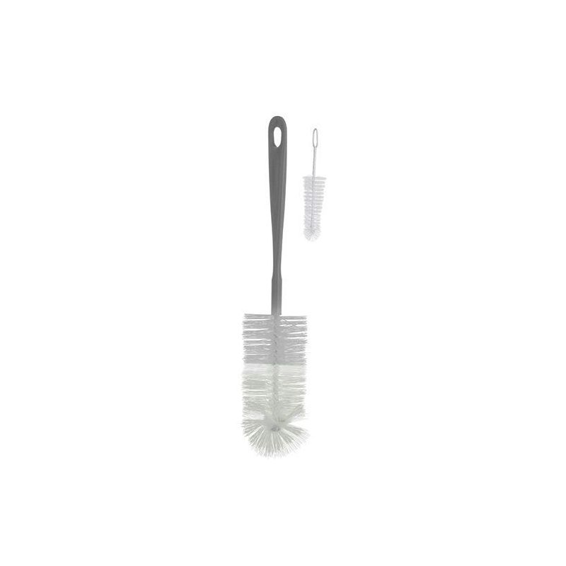 Cepillo para biberones y tetinas Babyono gris