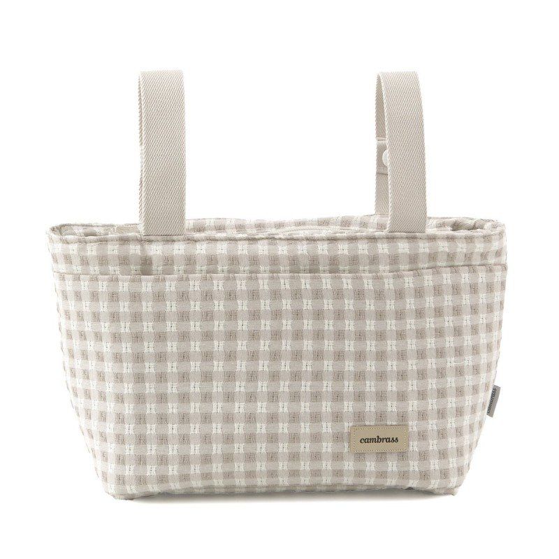 Bolso Organizador Vicky Beige 13x38x20 Cm - Cambrass