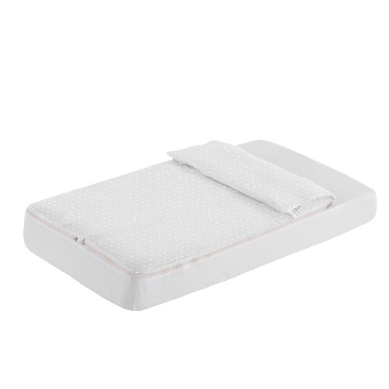 Saco de cuna Invierno/Verano Unic Cambrass crudo blanco, vista frontal