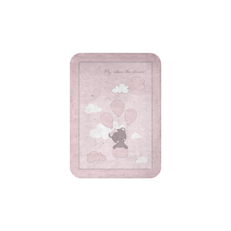 Manta de bebé Kikkaboo Dream Big Rosa 80/110 cm