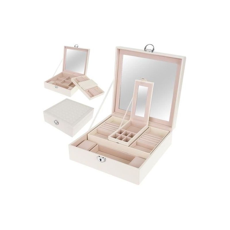 Joyero de madera Blanca - imagen 7