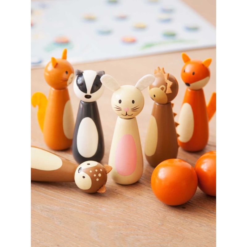 Juego de bolos de madera Foxley
