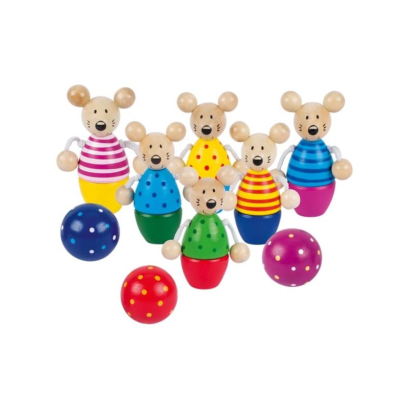 Juego de bolos ratoncitos - imagen 2