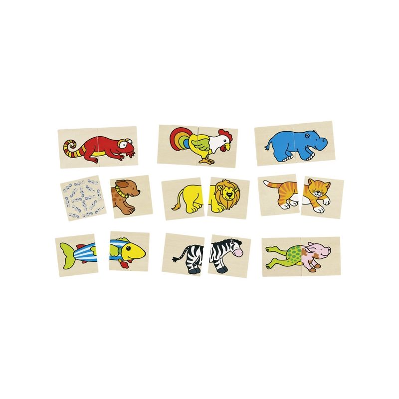Juego de memoria y puzzle animales divertidos - imagen 7