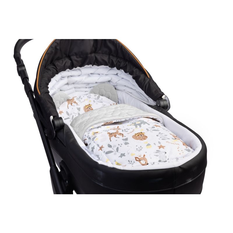 Juego de terciopelo para Capazo, Aventuras en el Bosque , Almohada + Edredón