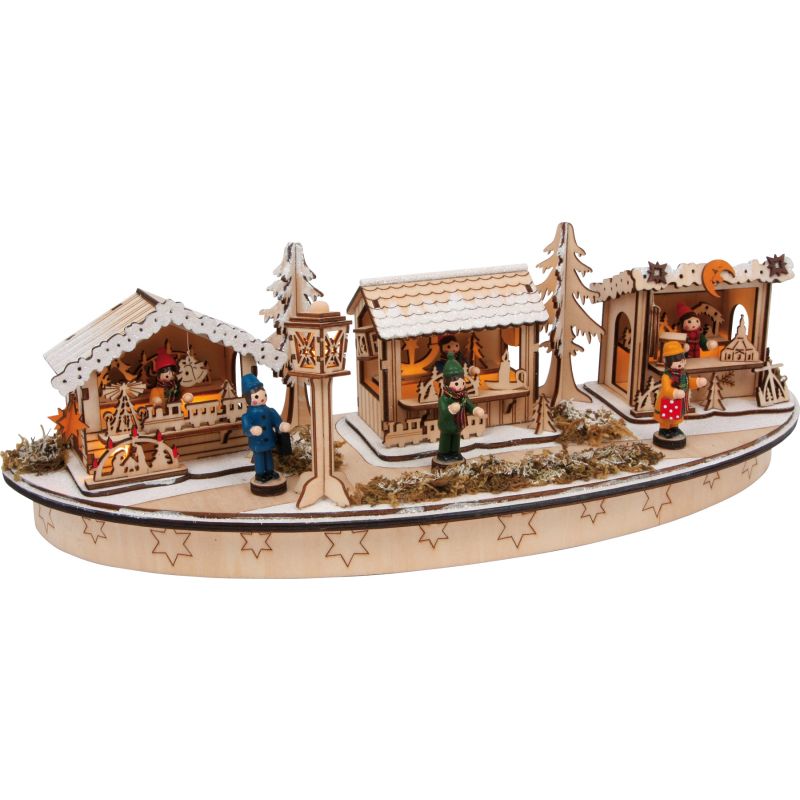 Lámpara de madera Bazar Navideño - imagen 7
