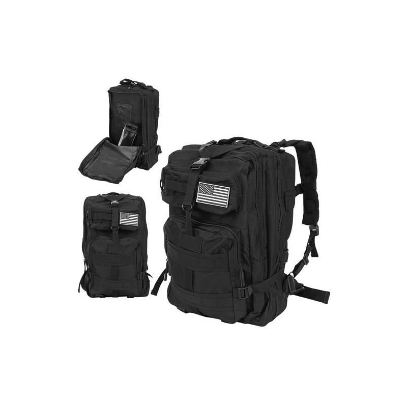 Mochila Negra Militar Xl