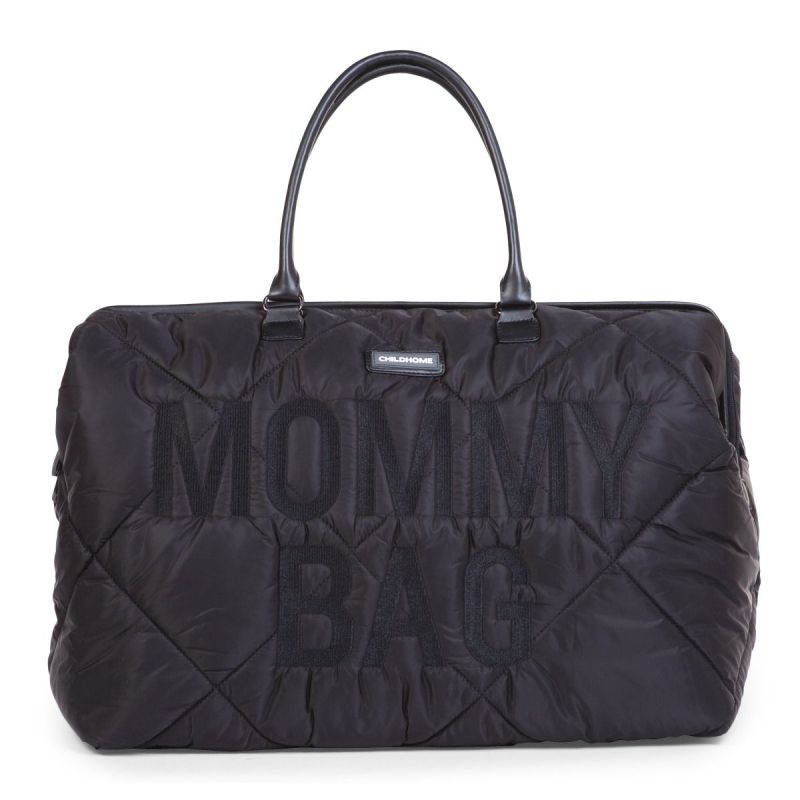 Bolso de Maternidad Mommy Bag Acolchado Negro - imagen 4