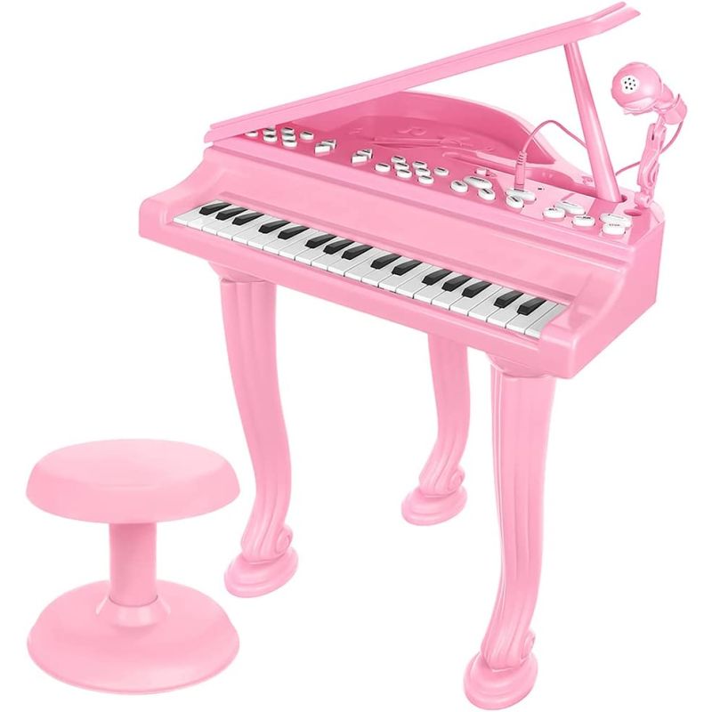 Piano rosa XL + Taburete + Micrófono - imagen 7