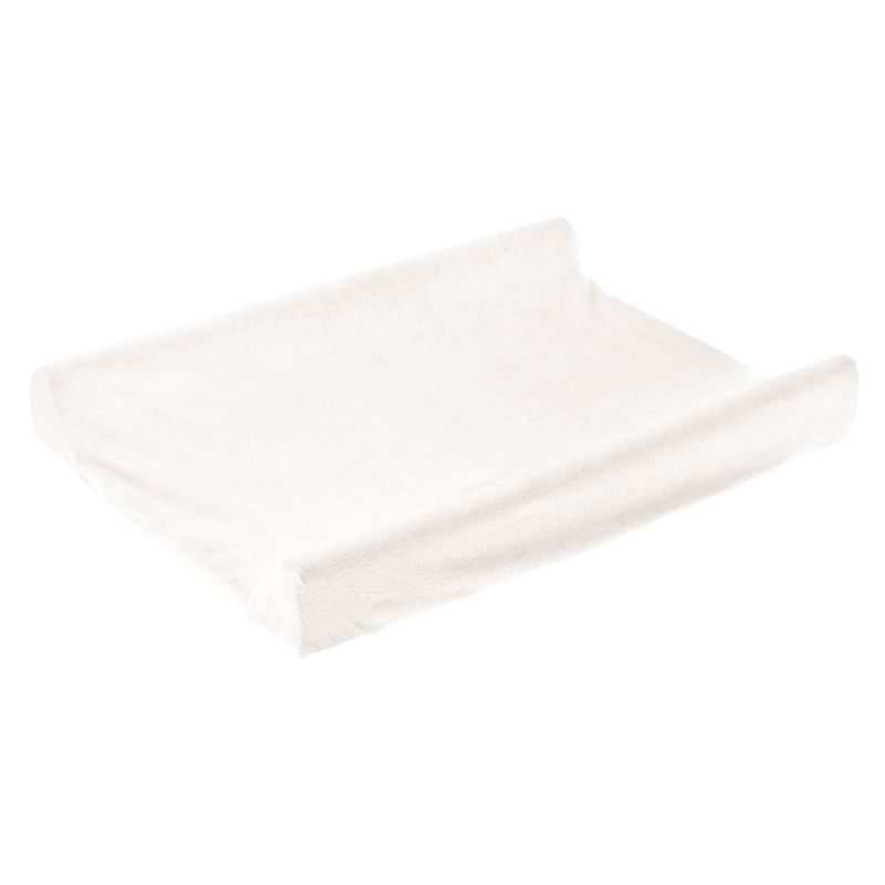 Funda con banda Elástica para cambiador de Bebé  70 x 50 cm , Tejido Toalla-Beige - imagen 2