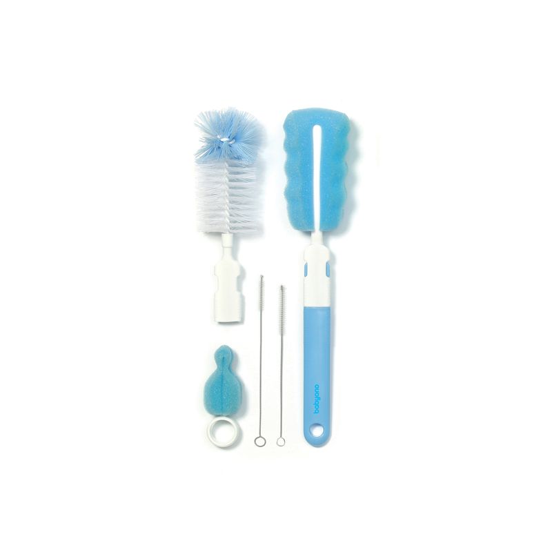 Kit para Limpiar Biberones y Tetinas  Babyono color azul