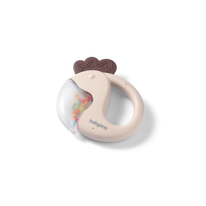 Sonajero en Forma de Loro BabyOno - Estimulación Sensorial y Diversión para Bebés
