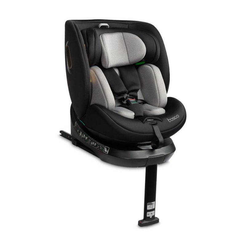 Silla i-Size 40-150 Isofix con pata de apoyo - Bosco-Negro - imagen 2