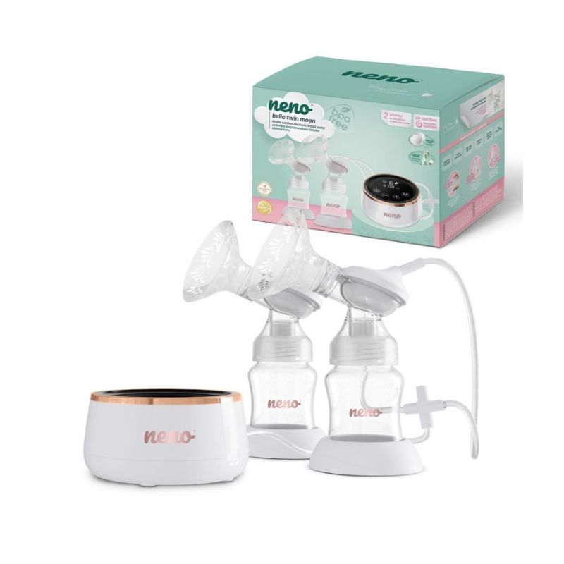 Extractor de Leche Eléctrico Inalámbrico Bella Twin Moon - Nuevo Modelo