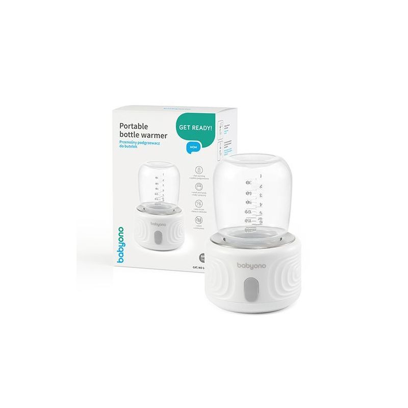 Calentador de Biberones Portátil 9000 mAh - Cargado por USB-C, 4 Rangos de Temperatura, 8 Horas de Uso