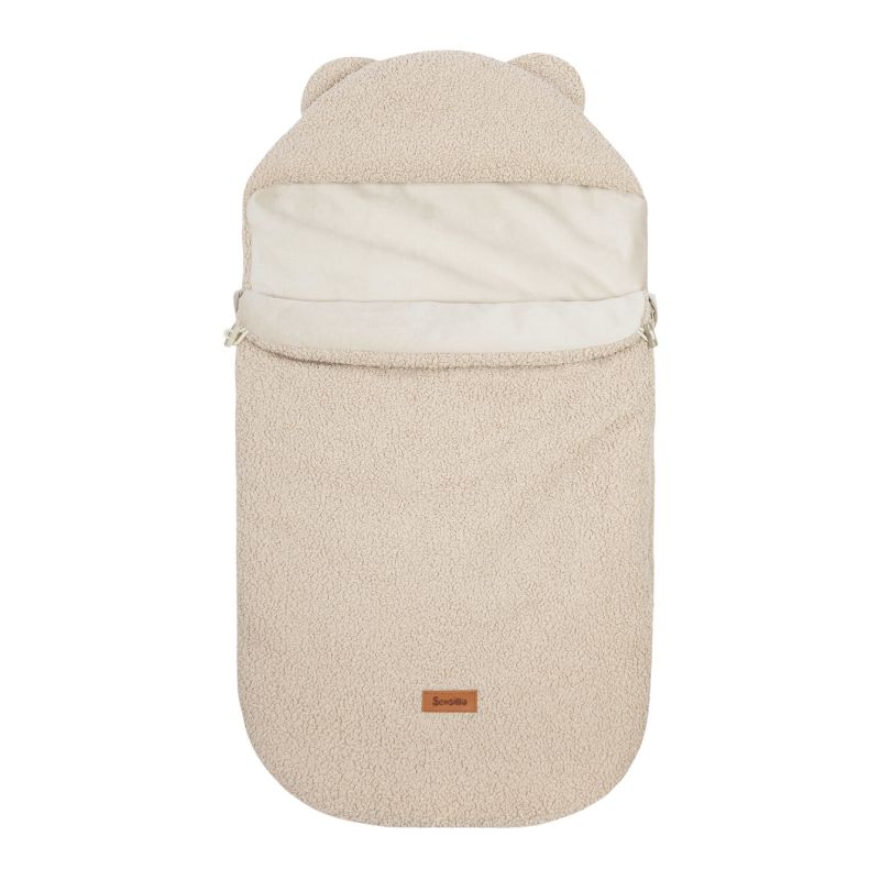 Saco de Dormir 3 en 1 – Carrito, Capazo y Silla de Coche - Puro Borreguito-Beige - imagen 2