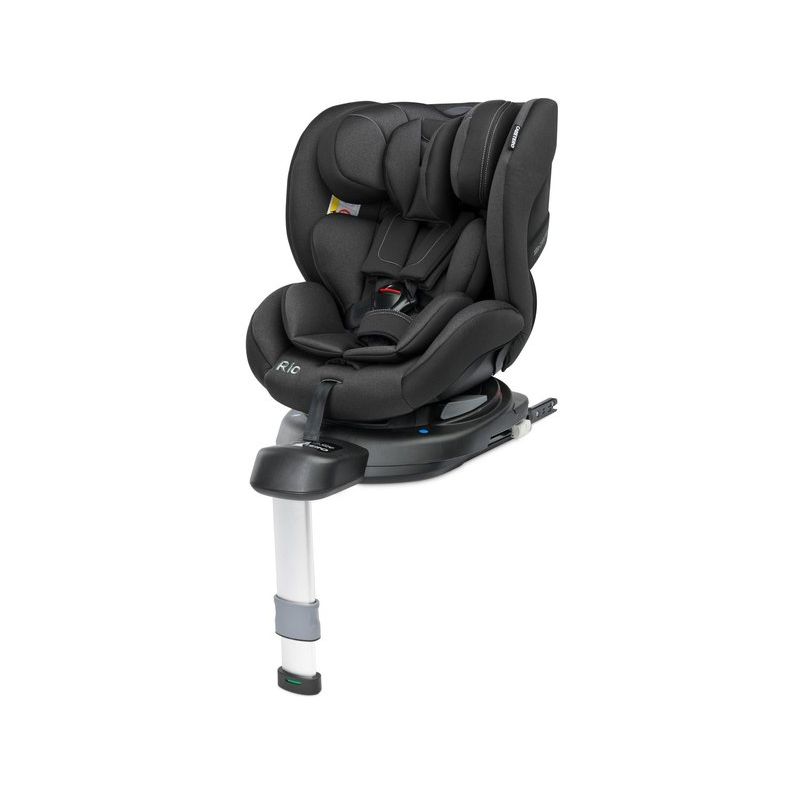 Silla de Coche Rio I-Size en Negro 40-105 cm: Viaje con Estilo y Seguridad , con Giro 360 y Pata de Apoyo