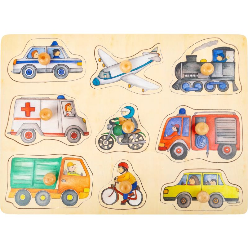 Puzzle vehículos de la ciudad