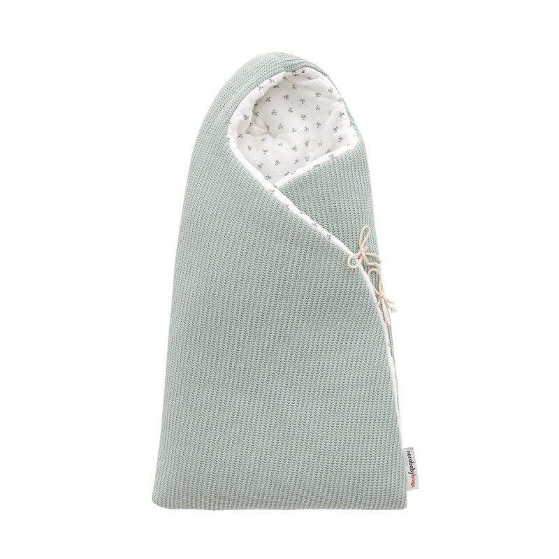 Saco Capazo Cruzado Reversible Sensitive Menta de Norababybags