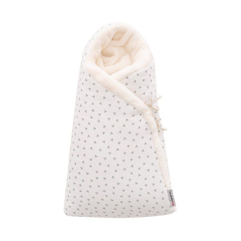 Saco Capazo Cruzado Reversible Sensitive Mint/Pelo de Norababybags